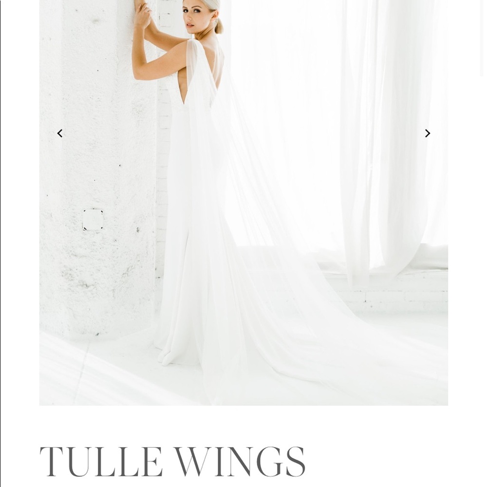 Alyssa Kristin Tulle Wings - Bride/ Wedding